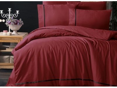 Постельное белье First Choice - Dark Alisa Red (Turkey), евро комплект Постельное белье First Choice - Dark Alisa Red (Turkey), евро комплект